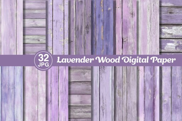 Lavender Wood Digital Paper