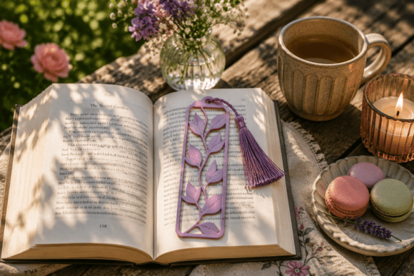 Leaf Vine Bookmark STL | Elegant 3D Printable Botanical Accessory - Image 3