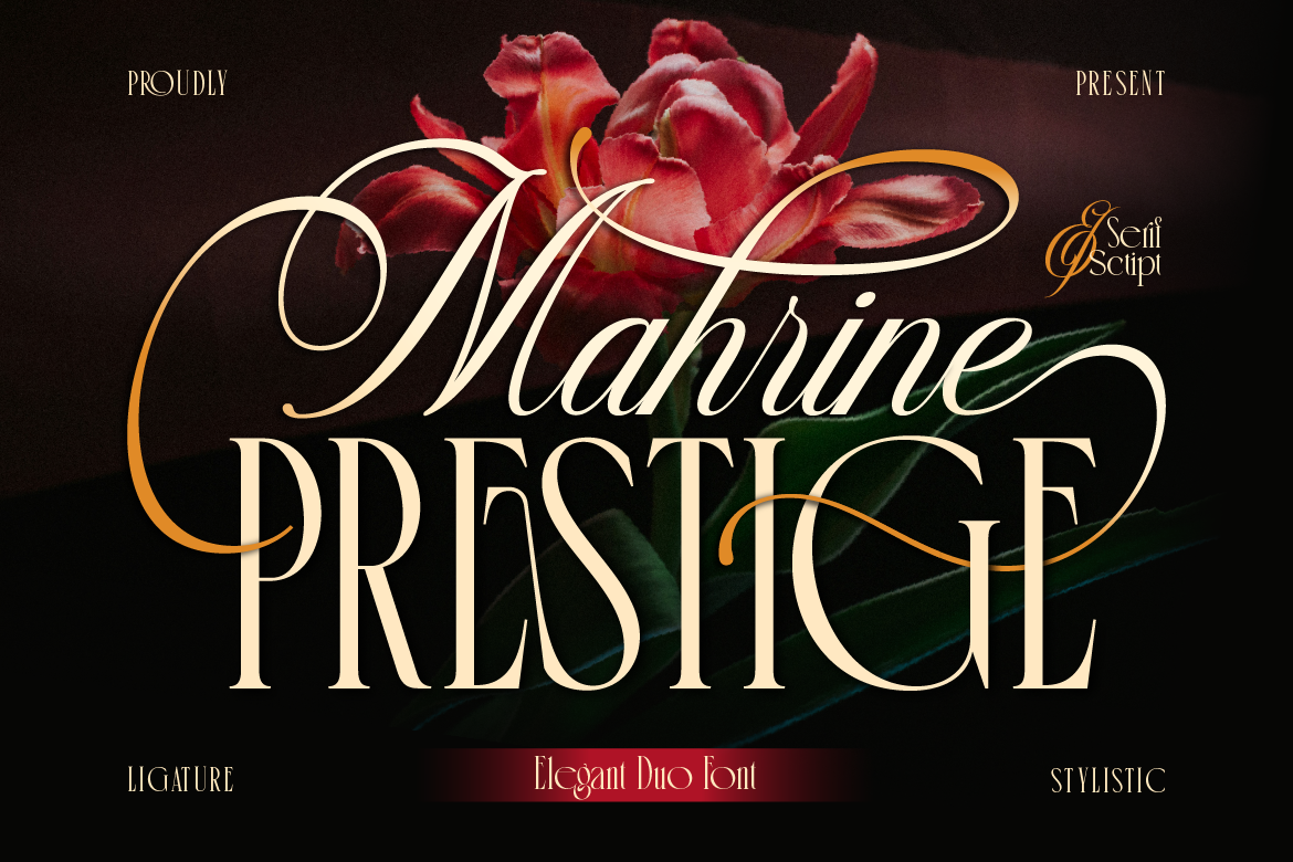 Mahrine Prestige Font - photo 1