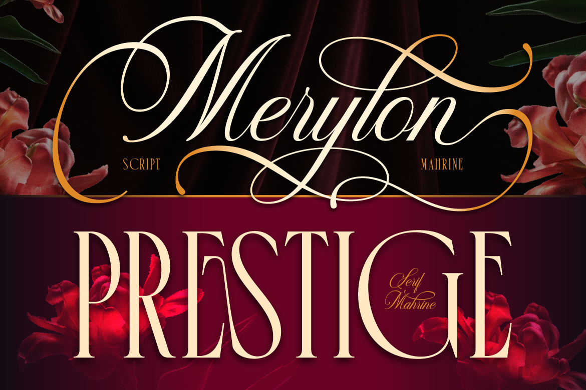 Mahrine Prestige Font - photo 4