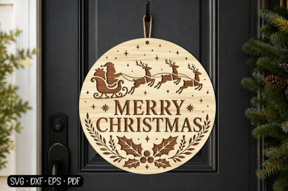 Merry Christmas Ornament STL – 3D Print Holiday Decor File - Image 14