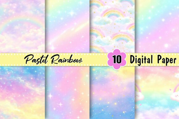 Preview of Pastel Rainbow Background
