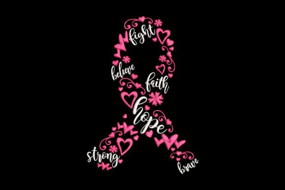 Pink Ribbon Fight Hope and Faith