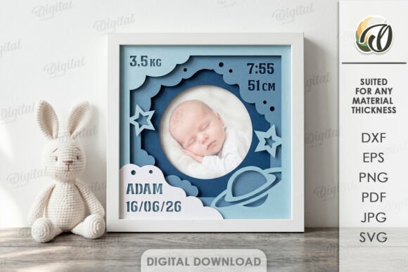 Baby 3D SVG Cut Files for Paper Crafts - Creative Fabrica