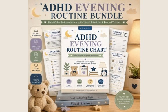 ADHD Evening Routine Planner