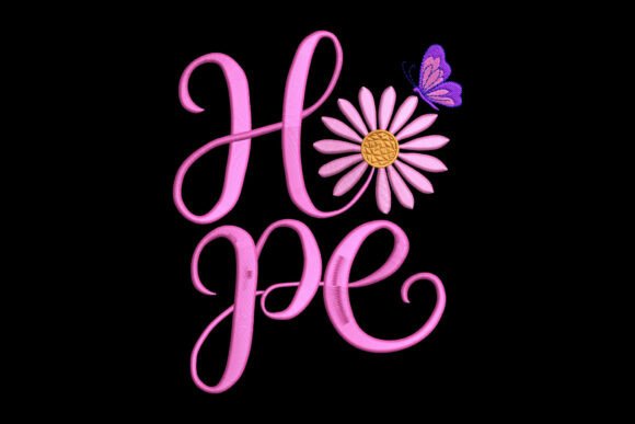 Hope Daisy Breast Cancer Awareness