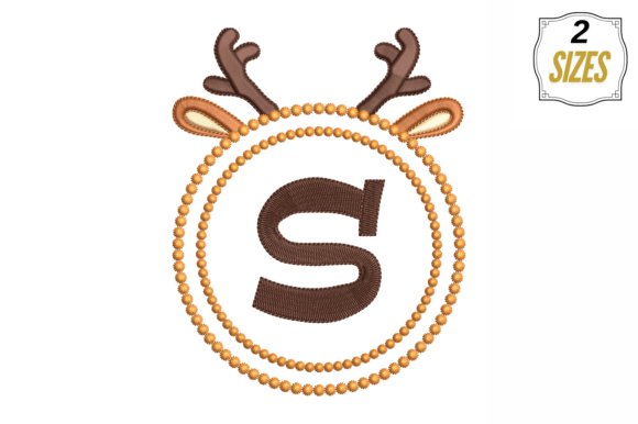 Letter S in Cute Frame