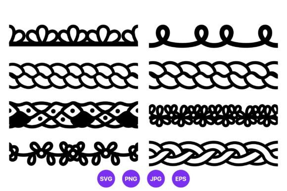 Ornamental Borders Black and White