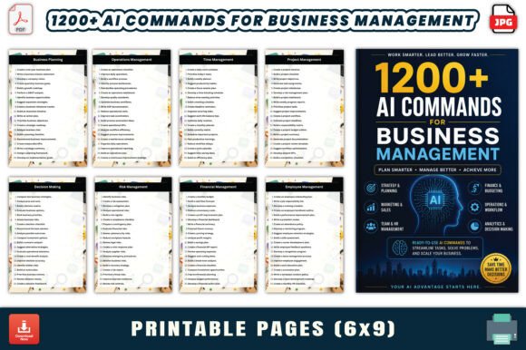 1200+ AI Commands for Business Managemen