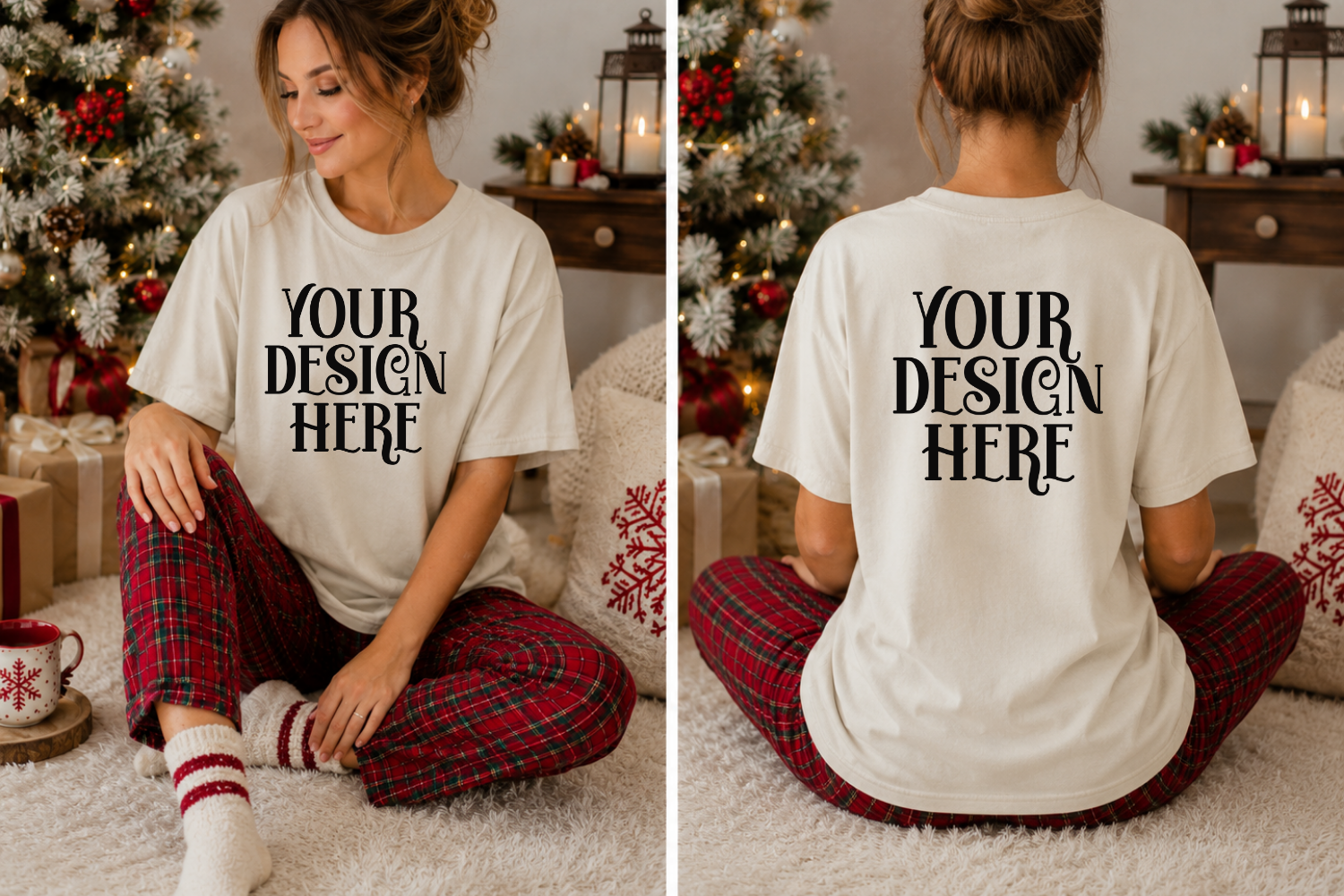 CC1717 Christmas Front & Back Mockup