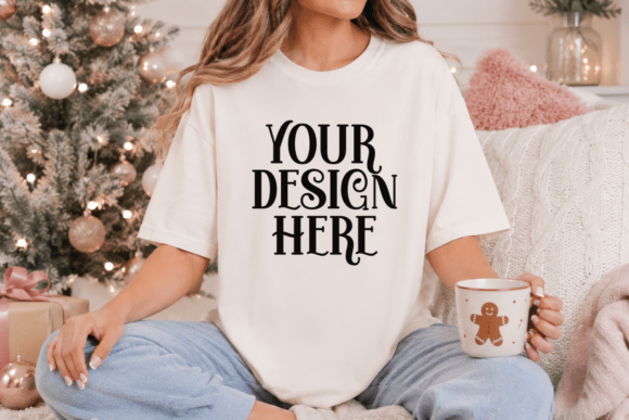 Comfort Colors 1717 Christmas Mockup