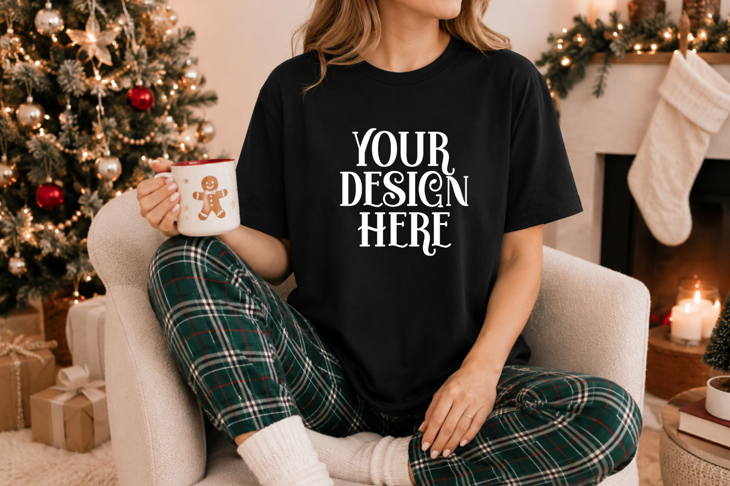 Comfort Colors 1717 Christmas Mockup