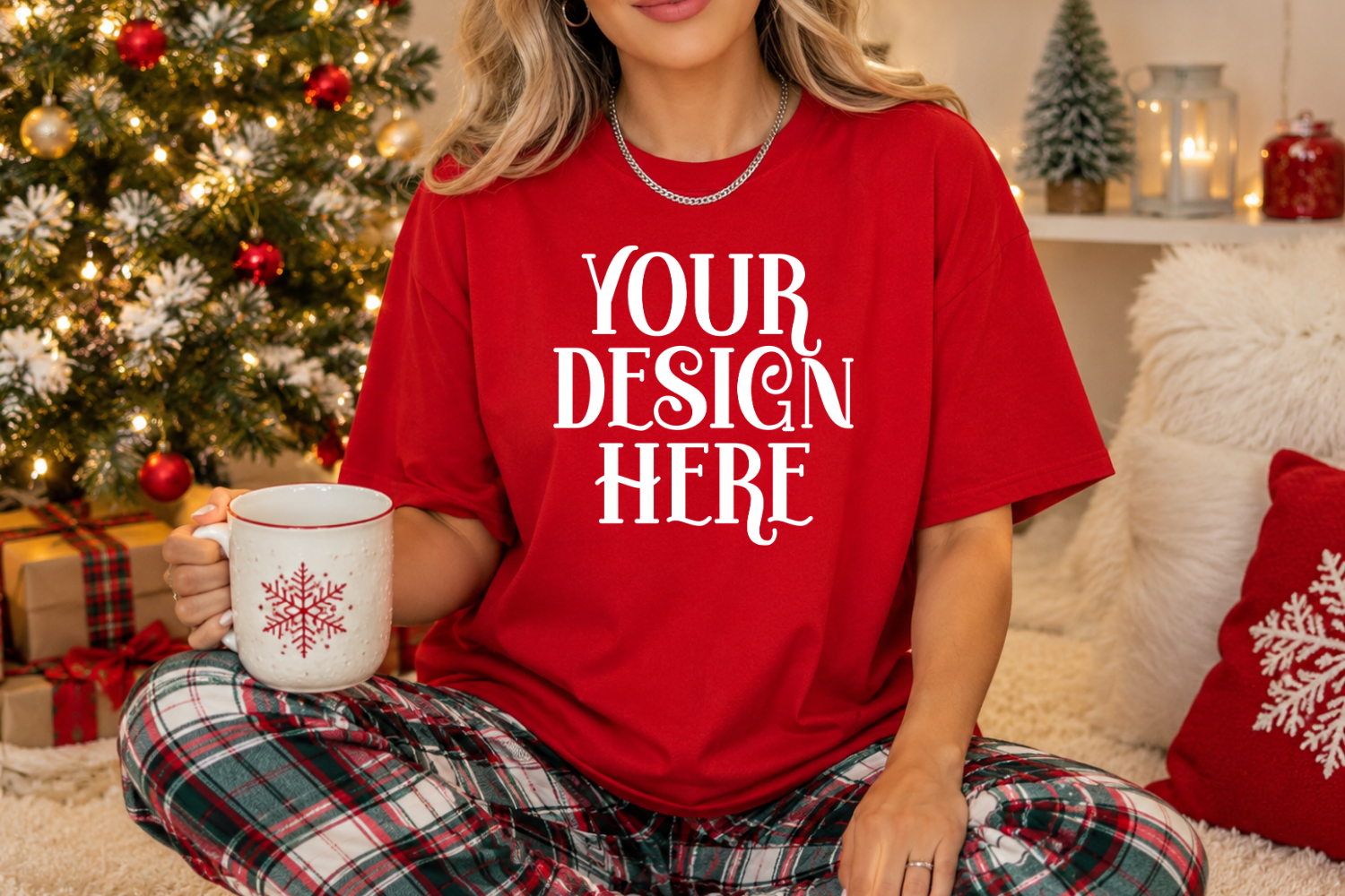 Comfort Colors 1717 Christmas Mockup