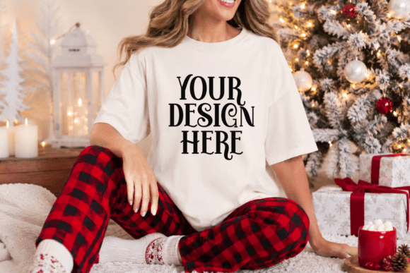 Comfort Colors 1717 Christmas Mockup