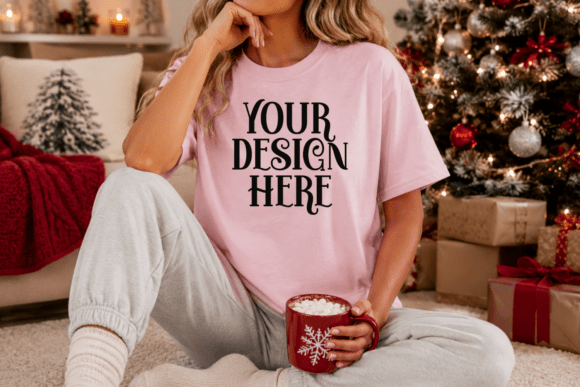 Comfort Colors 1717 Christmas Mockup