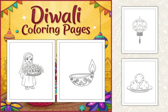 Diwali Coloring Pages for Kids