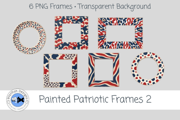 Painted Patriotic Frames 3