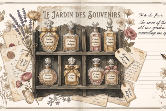 Vintage Apothecary Journal Paper