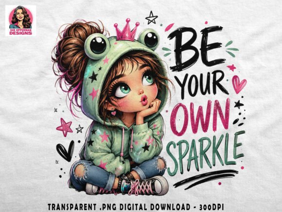 Be Your Own Sparkle PNG | Frog Princess