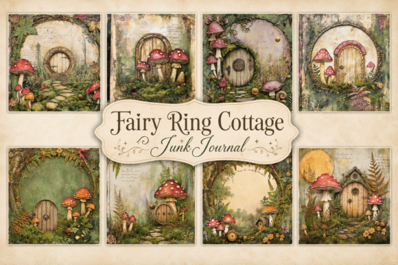 Preview of Fairy Ring Cottage Junk Journal
