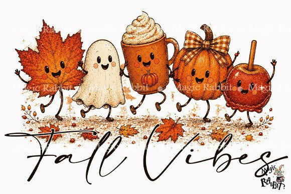 Fall Halloween Sublimation Bundle - 23 PNG Files - Image 5