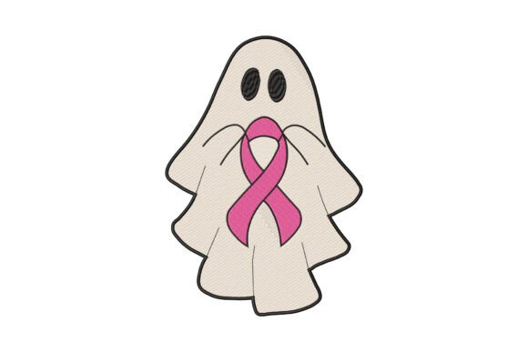 Ghost Ribbon Breast Cancer Awareness