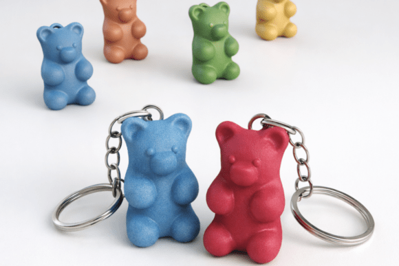 Gummy Bear Keychain STL | 3D Printable Candy Accessory - Image 2