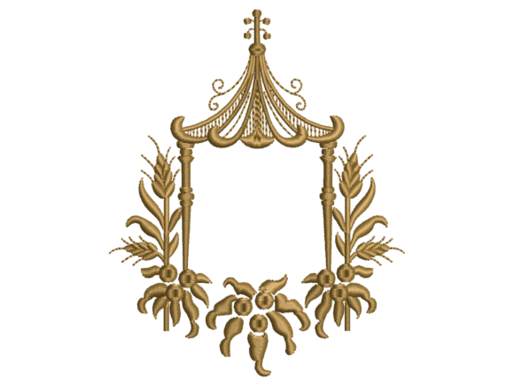 Ottoman Pavilion Frame Embroidery
