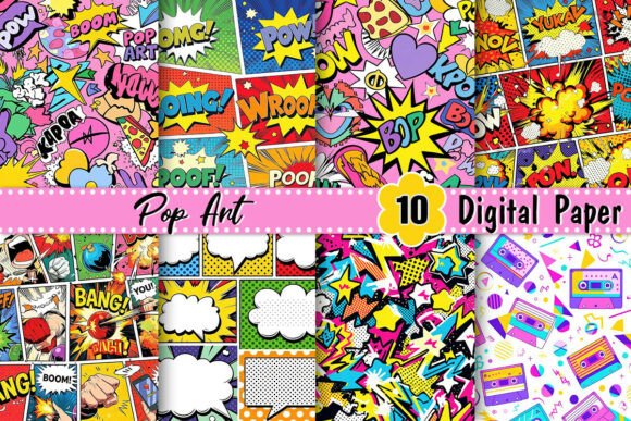 Pop Art Digital Paper