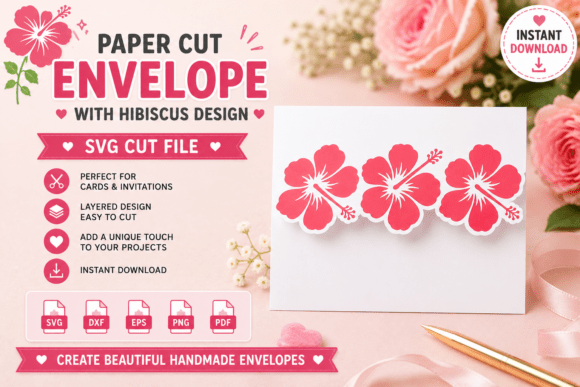 R20 (A2) Envelope Template | Cut File