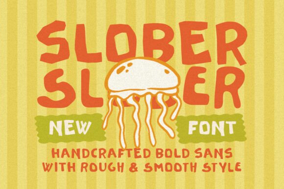 Preview specimen of Slober sans serif font