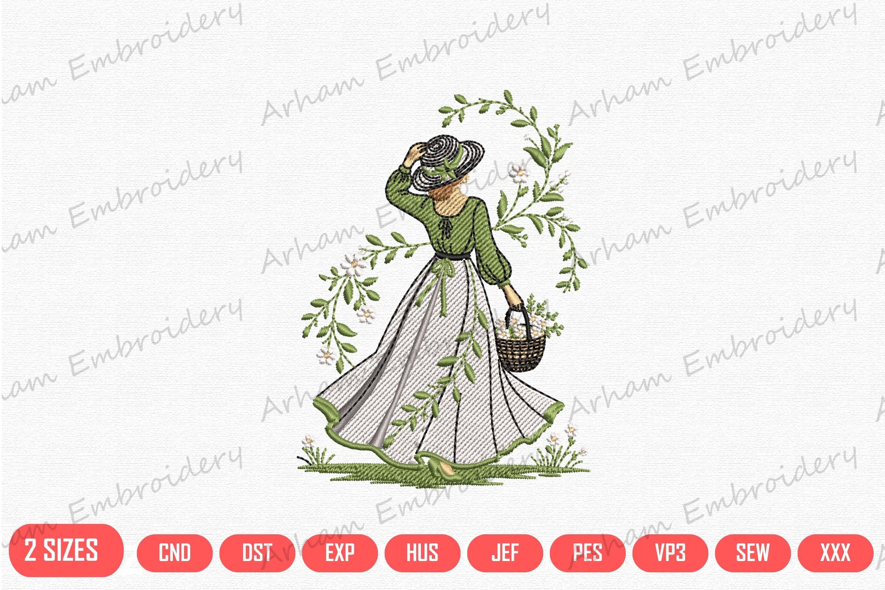 Vintage Cottagecore Lady