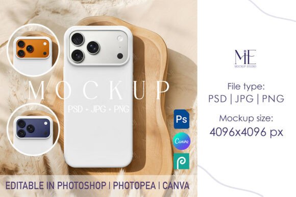 IPhone 17 Case Mockup Smartphone