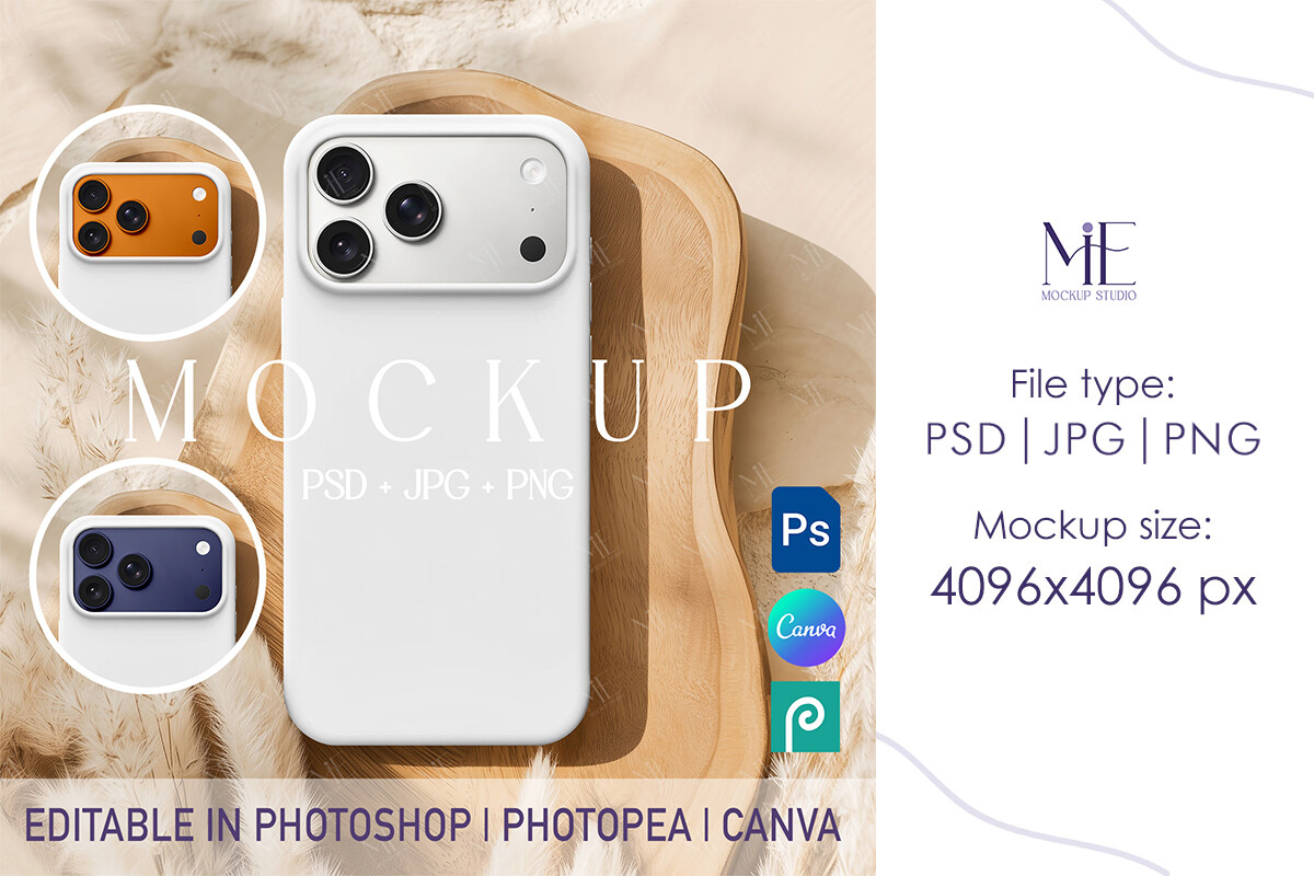 IPhone 17 Case Mockup Smartphone