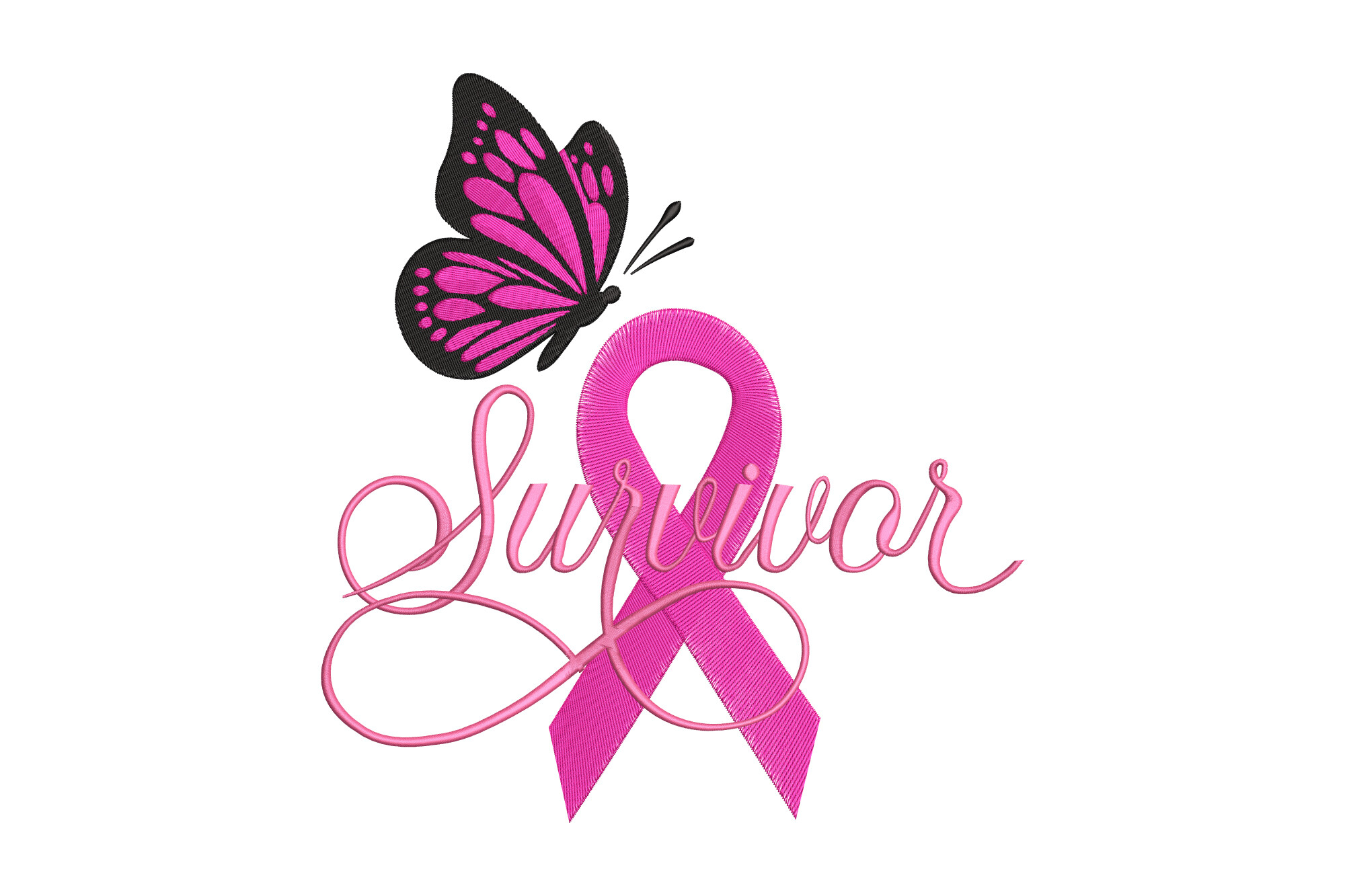Breast Cancer Survivor Butterfly