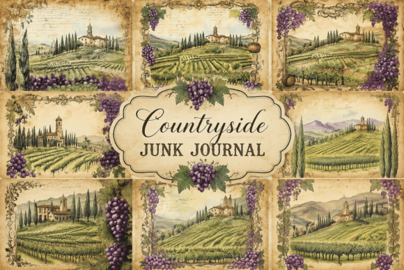 Preview of Countryside Junk Journal