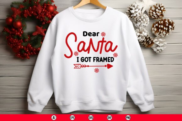 Dear Santa, I Got Framed SVG