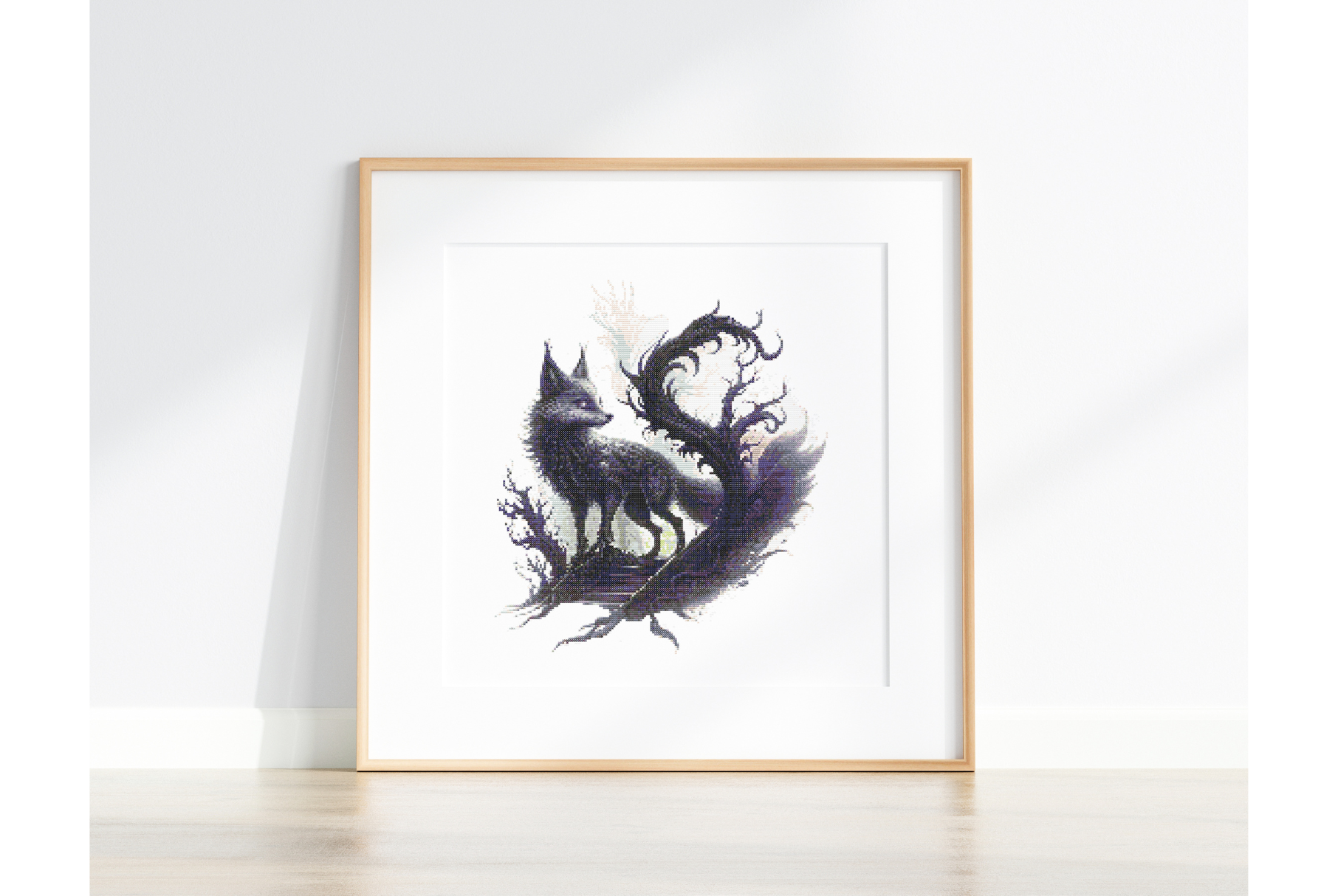Folklore Fox Needlepoint Design