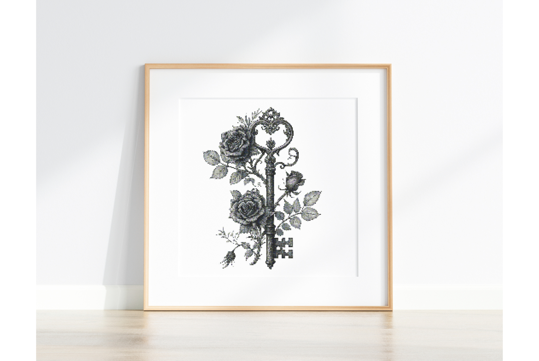 Gothic Key Cross Stitch Pattern