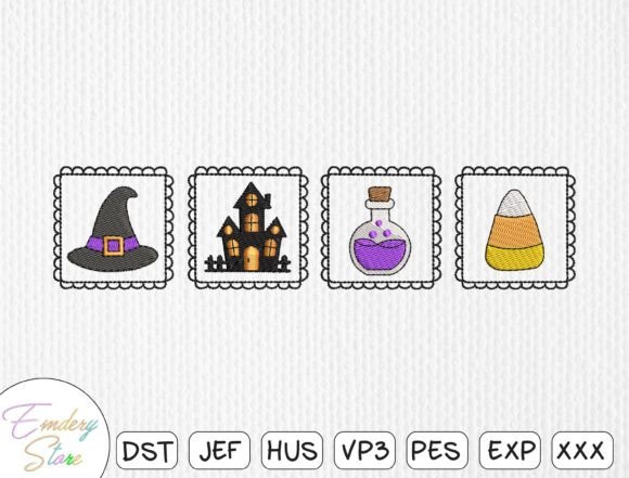 Halloween Mini Embroidery Design