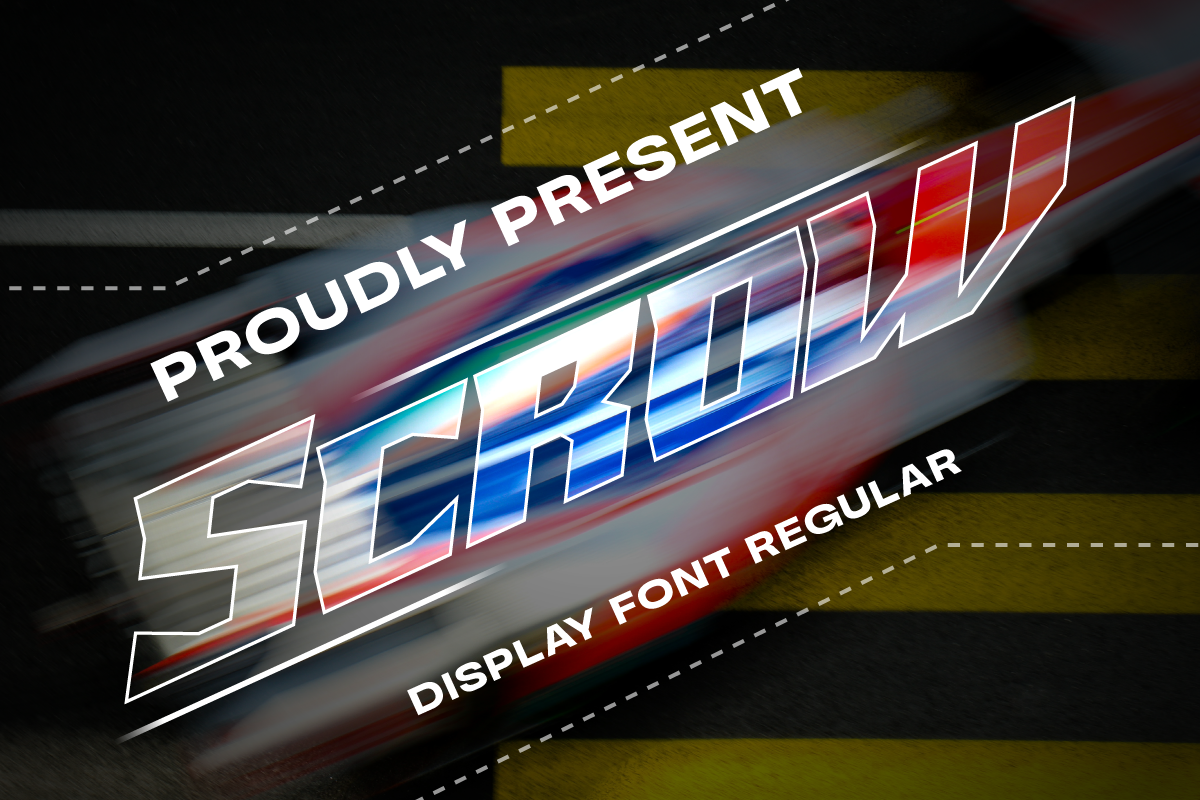 Scrow Font by Renz Vector Graphics · Creative Fabrica