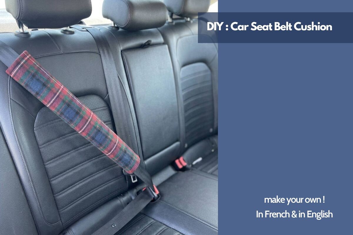 Sewing DIY Car Seat Belt Cushion