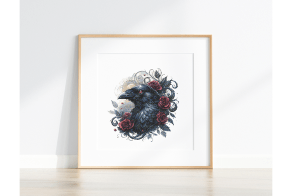 Witchy Bird Needlework Chart