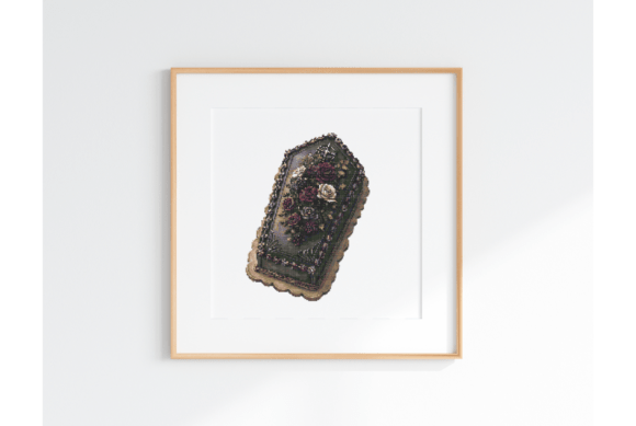 Witchy Coffin Cross Stitch Pattern