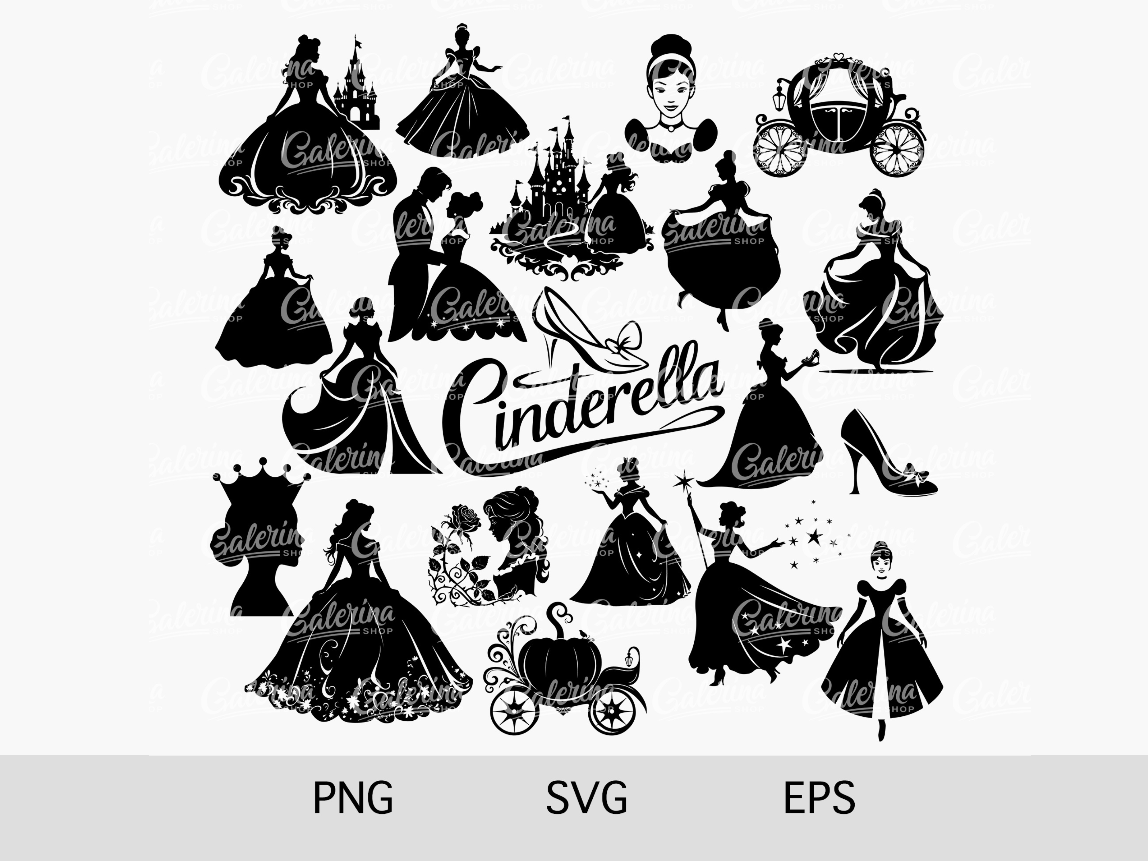 Cinderella SVG Bundle