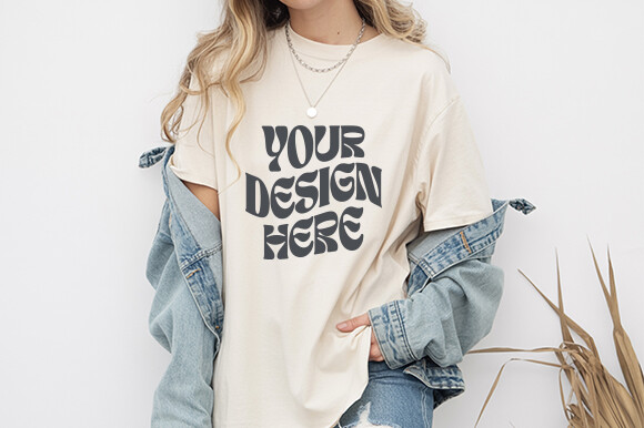 Comfort Colors 1717 T-shirt Mockup