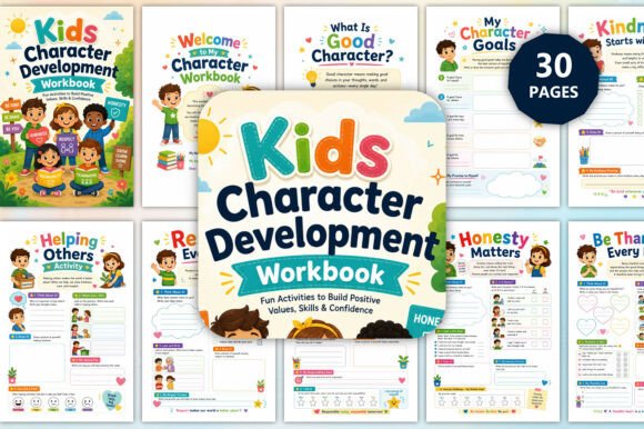 Kids Character Development Workbook