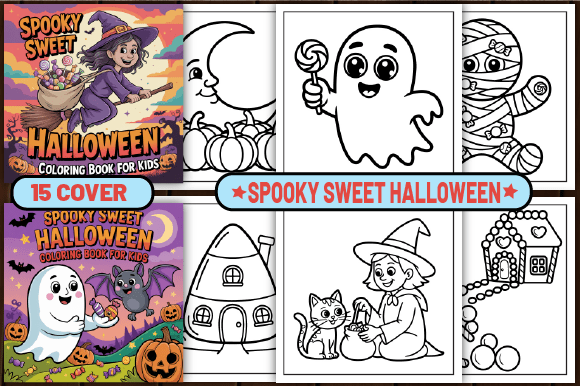 72 Spooky Sweet Halloween Coloring Pages