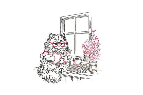 Book Lover Cat
