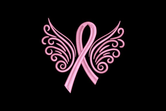 Butterfly Ribbon Breast Cancer Awareness